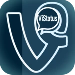 vistatus - video quotes image and downloader android application logo